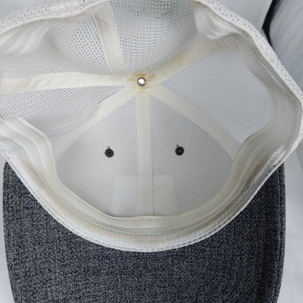 COLUMBIA SPORTSWEAR CO. Logo Cap Hat FLEX FIT Unisex L /XL Heather Gray Mesh - Picture 6 of 7